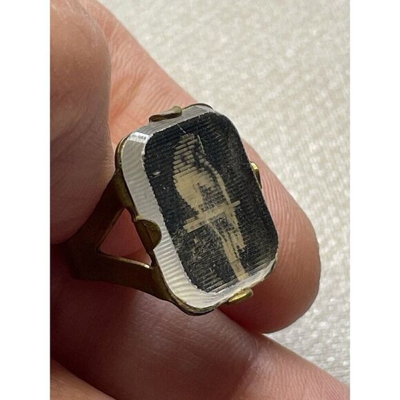 Size 6 Howdy Doody Parrot Flicker Ring Advertising Premium Toy Collectible HTF - Picture 10 of 16